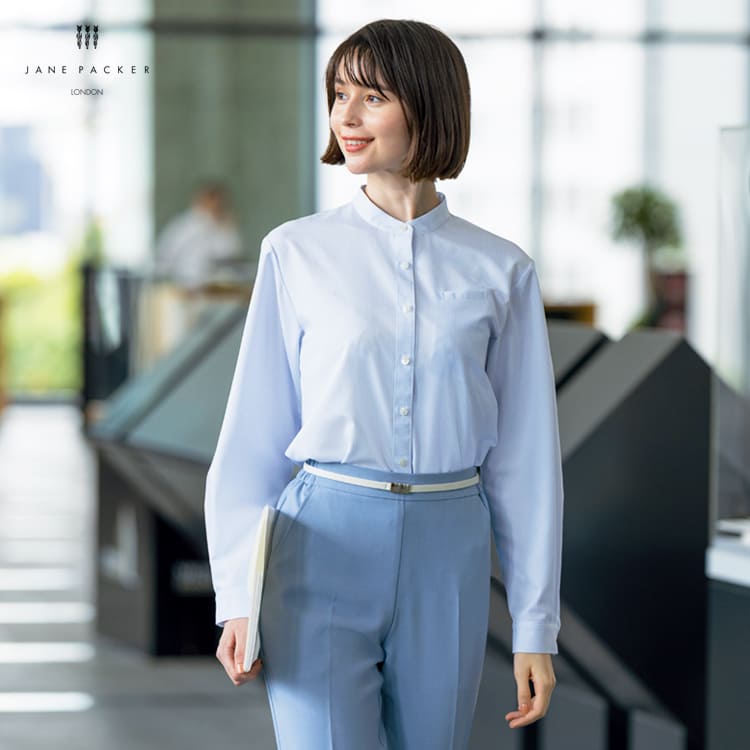 オフィス制服 ブラウス・セロリー（Selery） 同ブランド(同シリーズ) 73262。ジェーンパッカー最新モデルのオフィス制服ブラウス