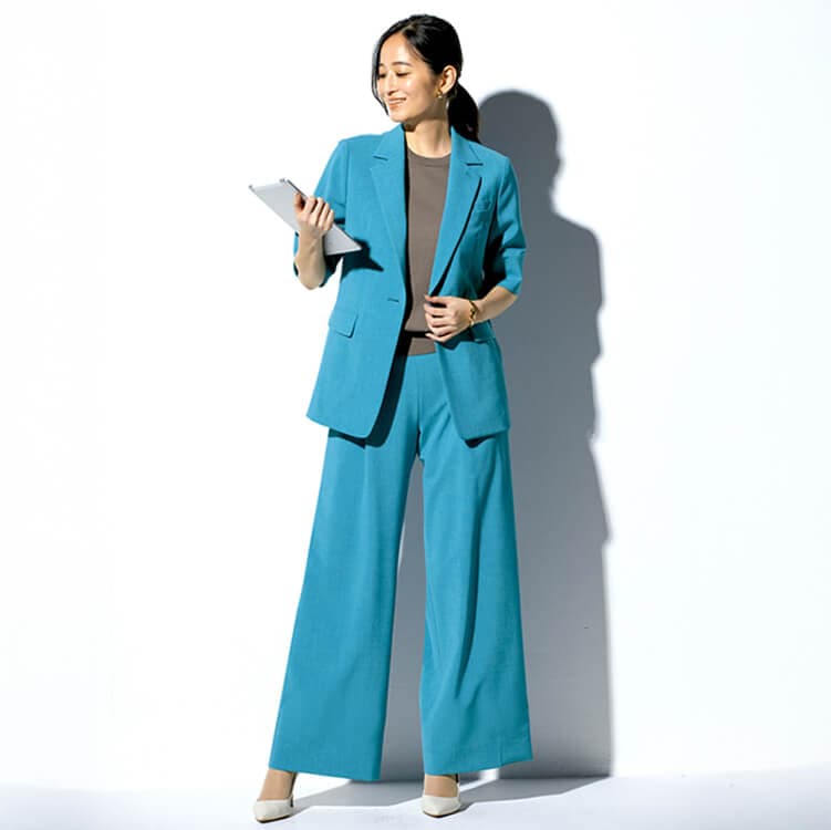 オフィス制服パンツ夏服