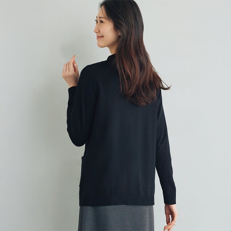 ロングカーディガン 会社制服