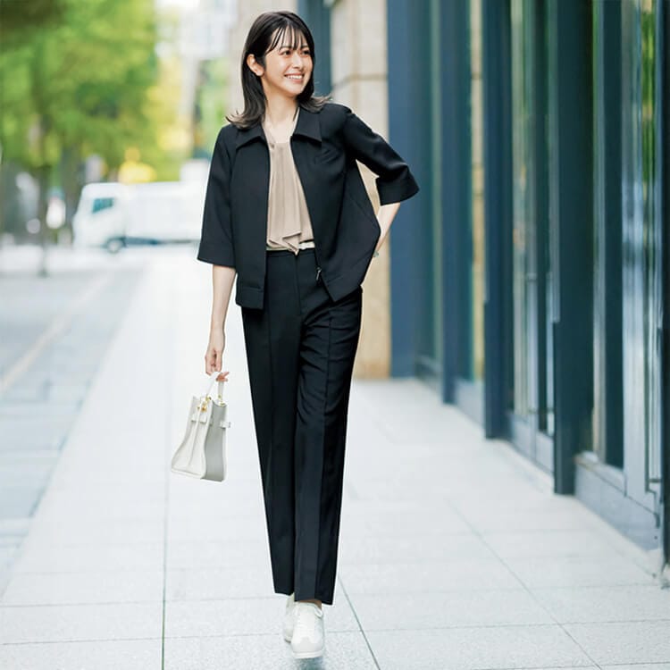 事務服パンツ夏用