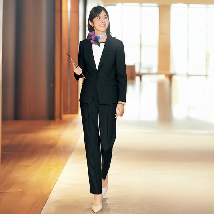 接客業ユニフォームパンツ夏用