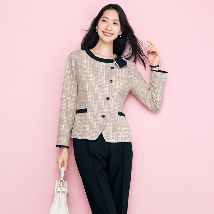 オフィス制服オーバーブラウス長袖