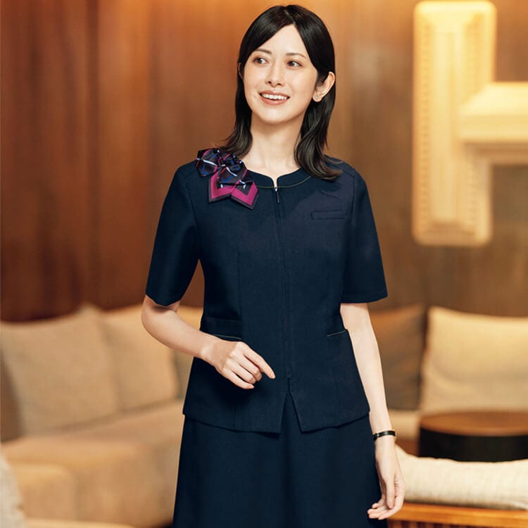 オフィス制服オーバーブラウス