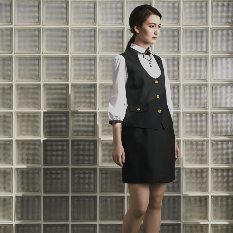 ホール制服 キュロットミニスカートの通販－レストランユニフォーム