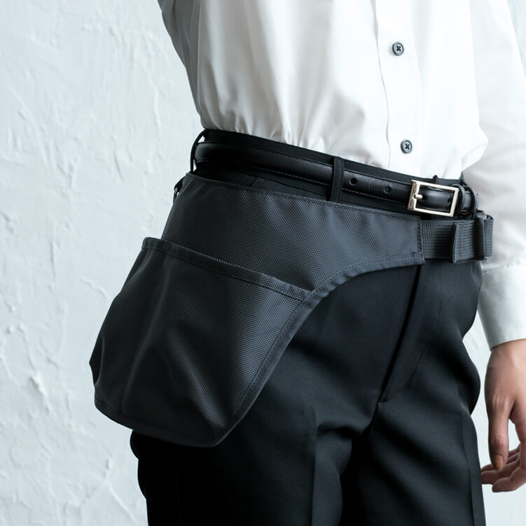 飲食店ウエストポーチ