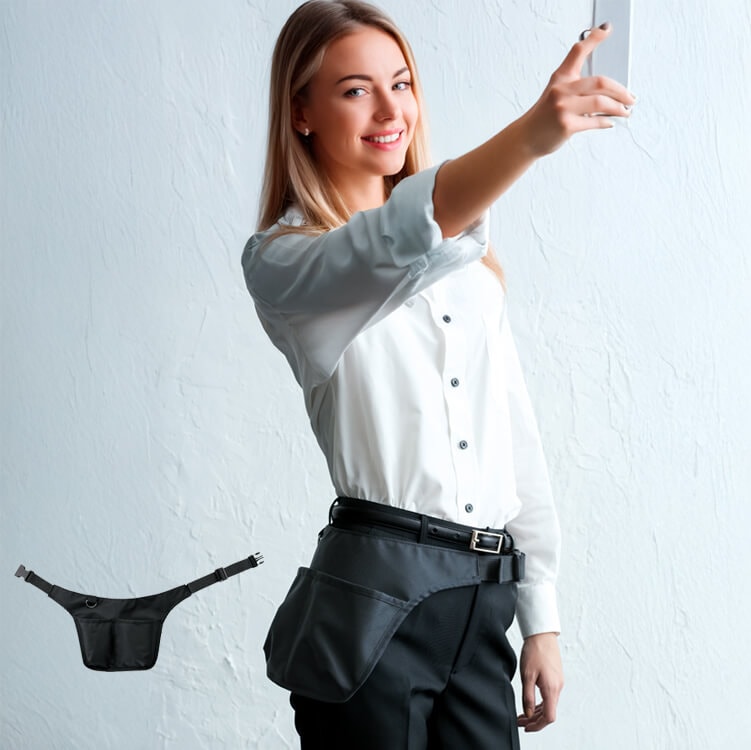 接客業ウエストポーチ