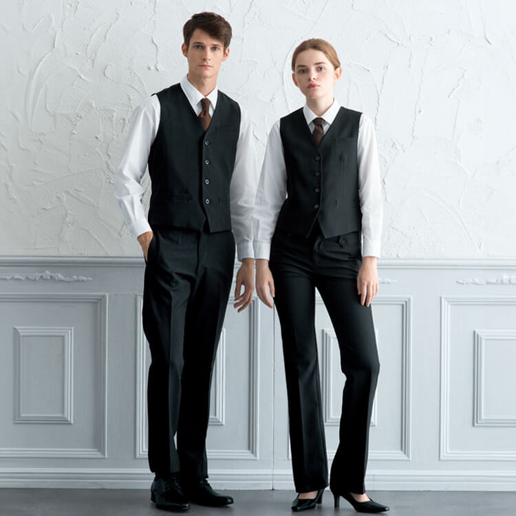 飲食ベスト制服 レディース