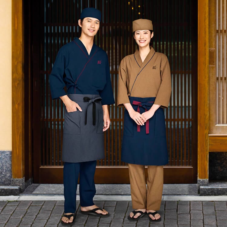 和食店 前掛け－居酒屋制服、割烹料理や和風店舗のユニフォームに