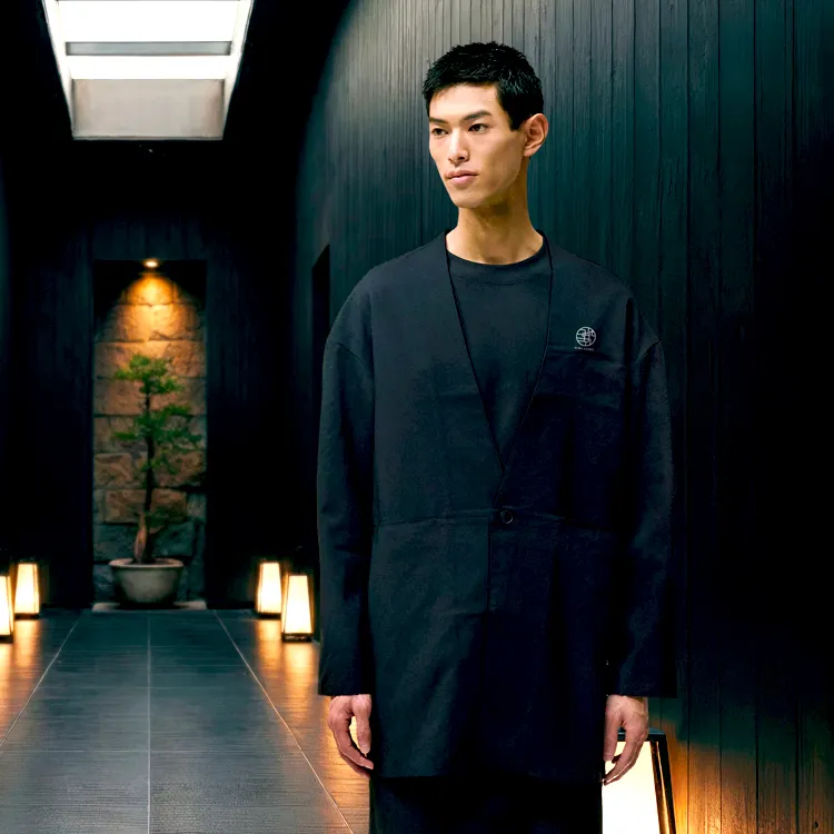 飲食店制服 ジャケット 和風ユニフォーム ホテルフロント ショールーム制服