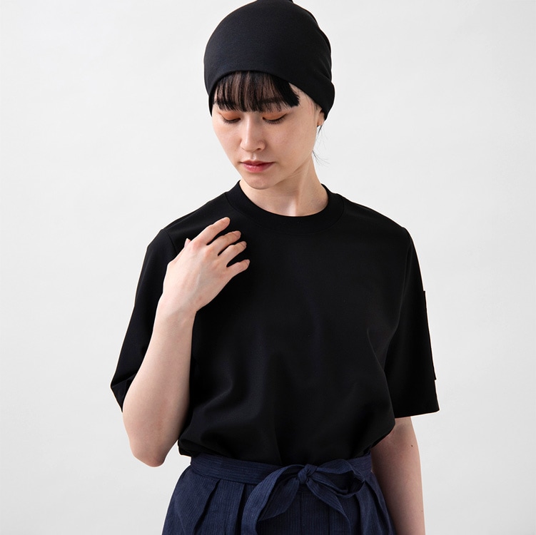 Tシャツ・制服・男女兼用・吸汗速乾・通気性・軽量・サービス業ユニフォーム