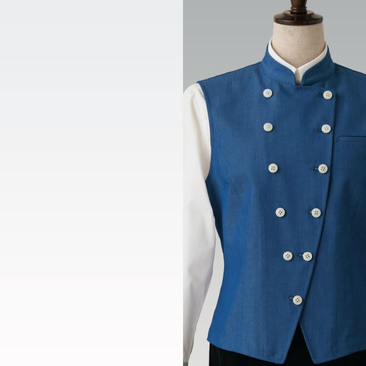 飲食店ベスト デニム