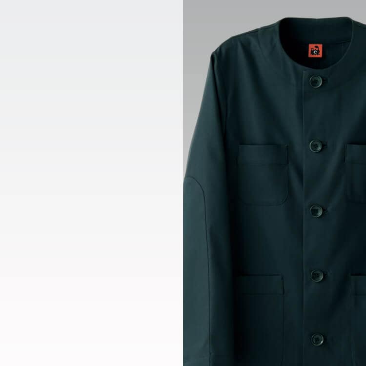 飲食店おしゃれ制服・カフェ厨房ユニフォーム・男女兼用・おしゃれコート・仕事服・接客・業務用ウェア