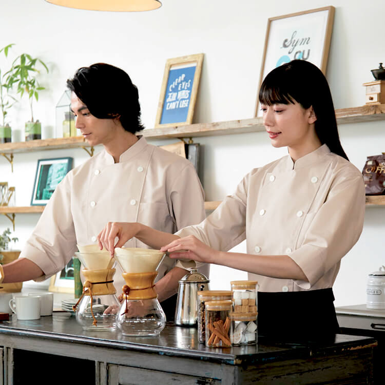飲食制服シャツ