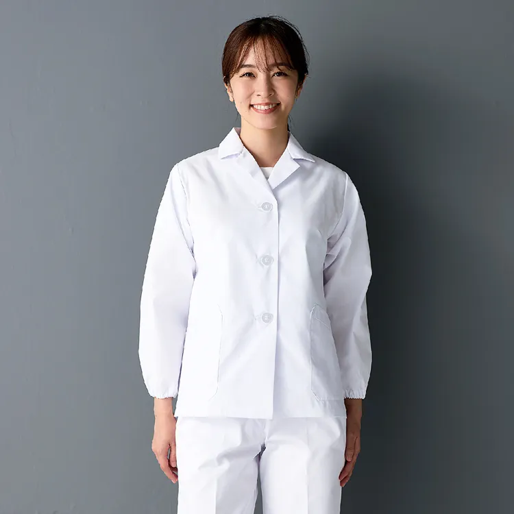 住商モンブラン 1-002 長袖 調理衣 レディース  白衣大口割引 厨房白衣 女性用