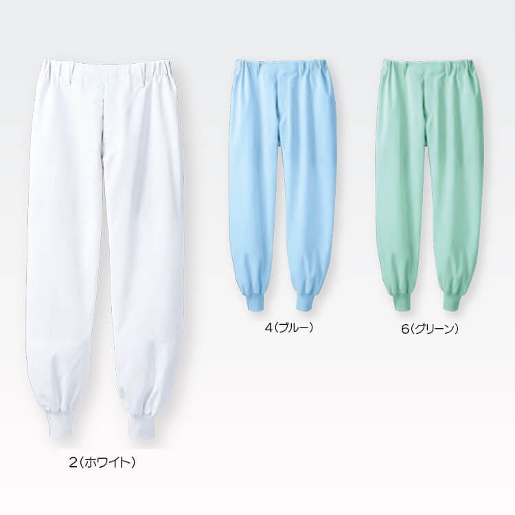 食品工場作業着パンツ｜住商モンブラン DF7701・涼しい素材・HACCP