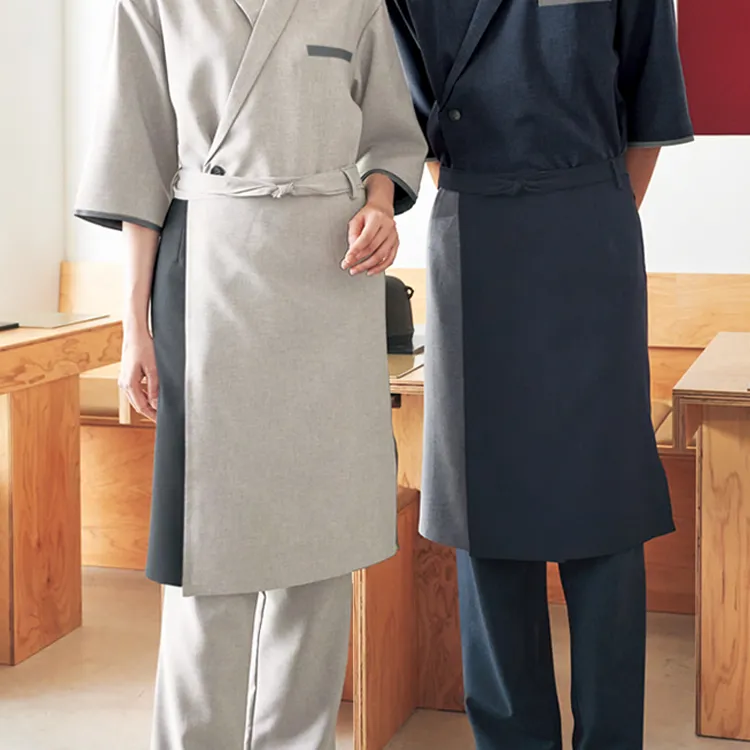 和風前掛け｜和食店エプロン・吸汗速乾・ストレッチ・旅館制服・居酒屋