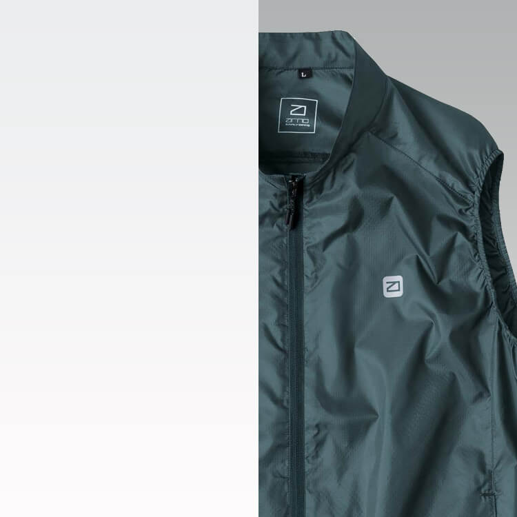 ファン付き作業服ベスト