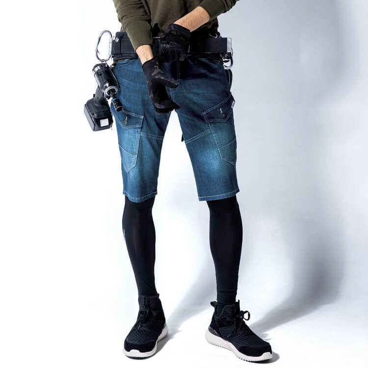 作業着ハーフパンツ