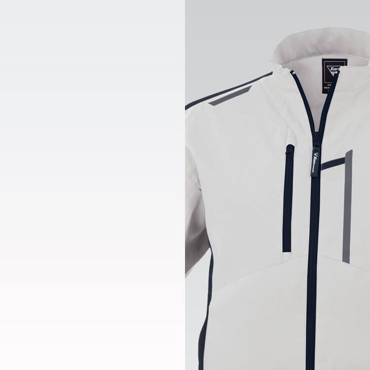 ファン付き作業服半袖