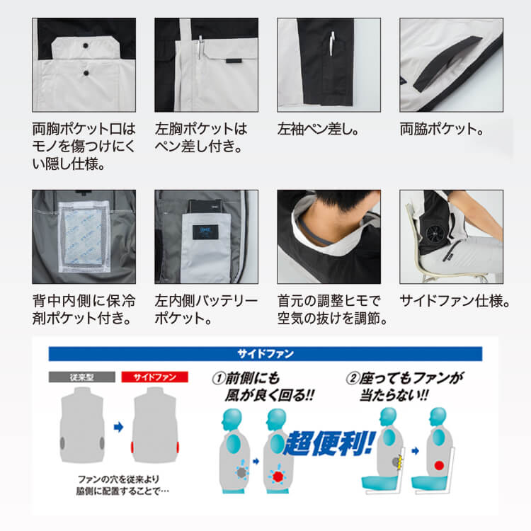 半袖空調服セット