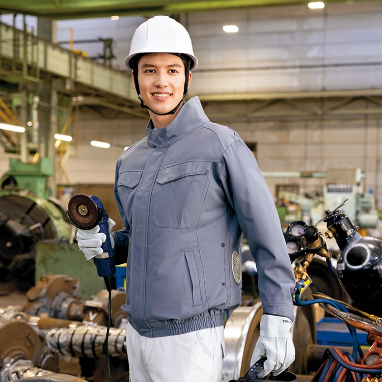 空調服難燃ブルゾン