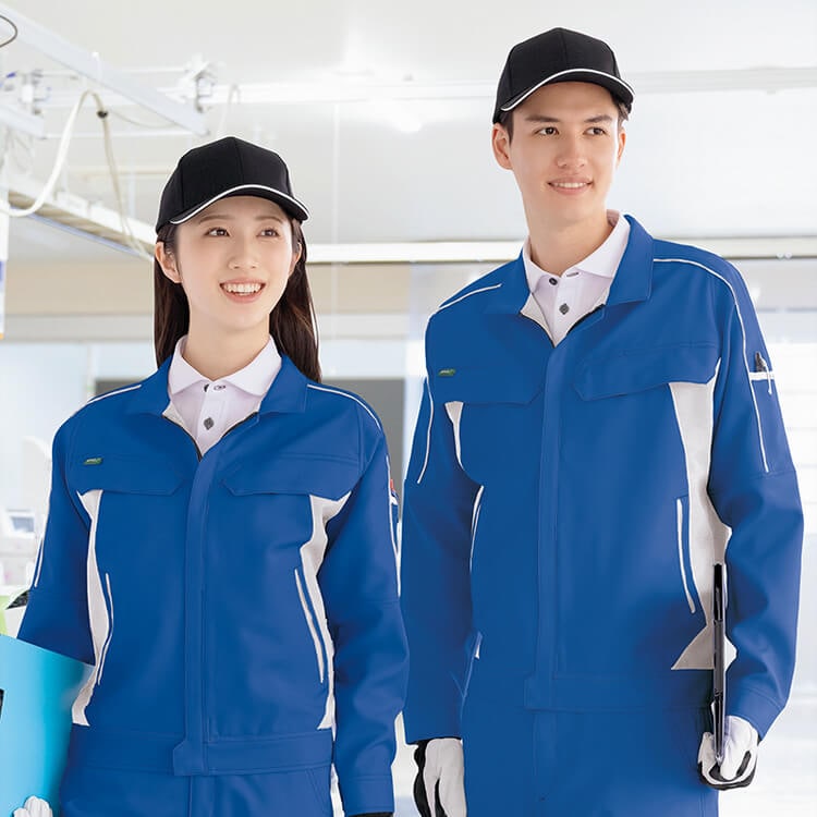 作業着ブルゾン AZ1902｜環境配慮ECO素材・帯電防止・ストレッチ仕様