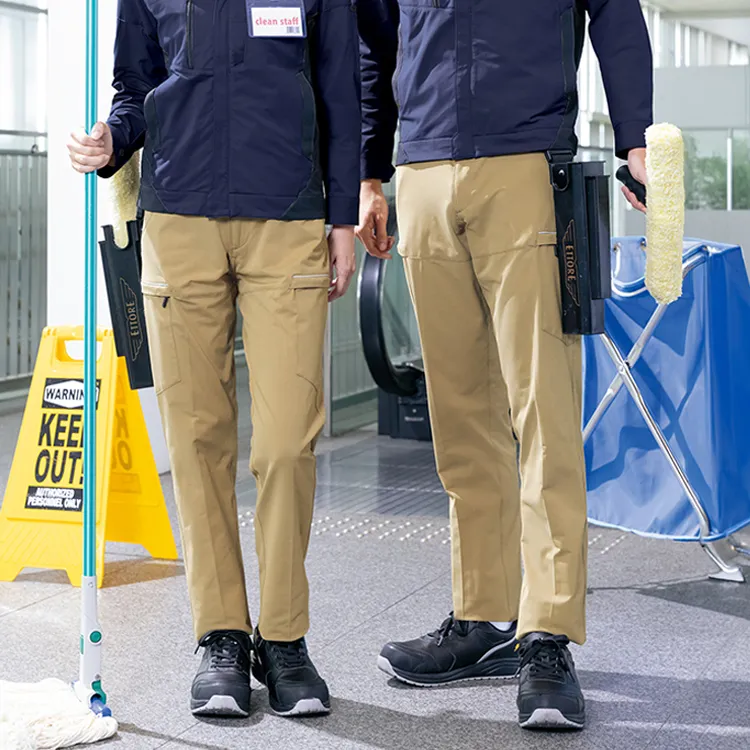 アイトス カーゴパンツ ストレッチズボン 作業パンツ 夏用