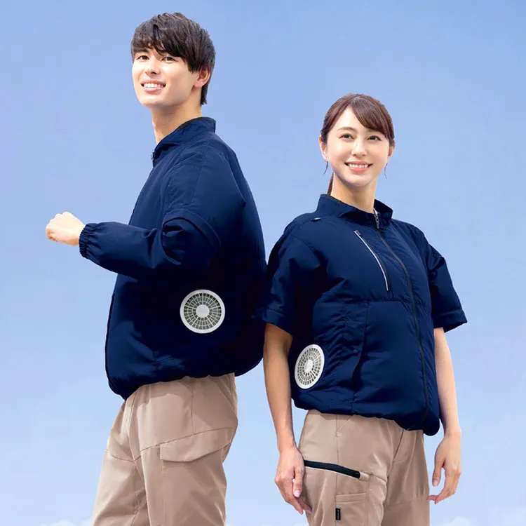空調服ブルゾン 25Vセット】男女兼用「ファン＋バッテリー＋ブルゾンの