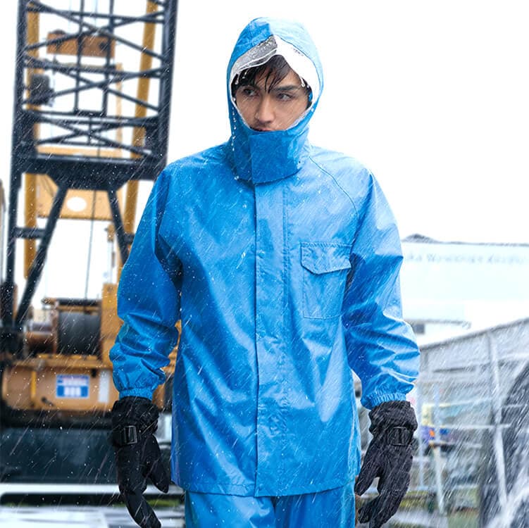 作業用レインスーツ