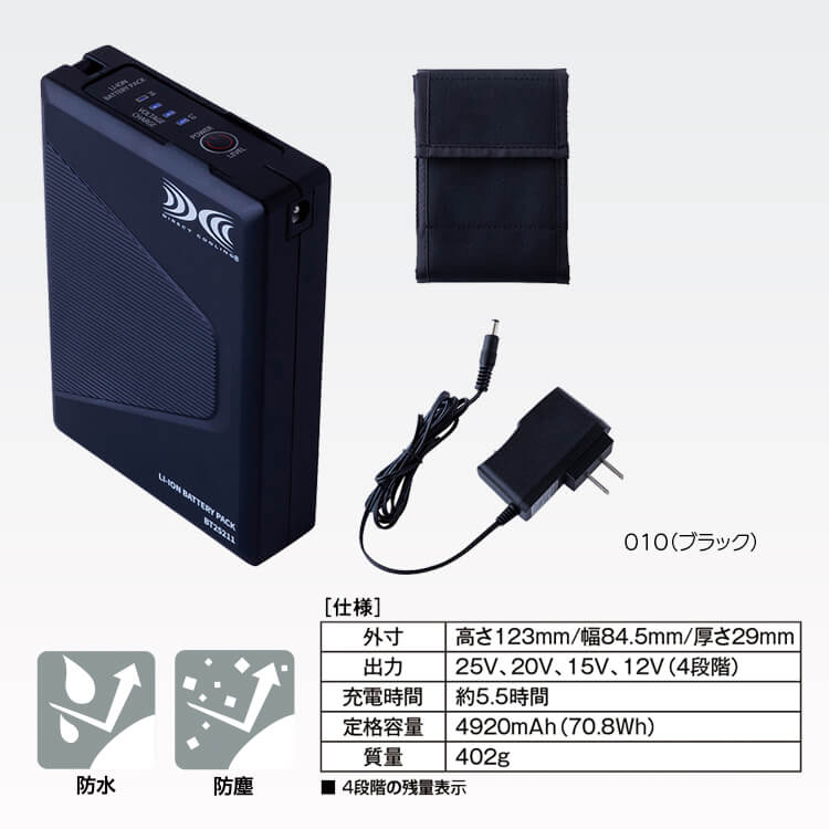 ファン付き白衣