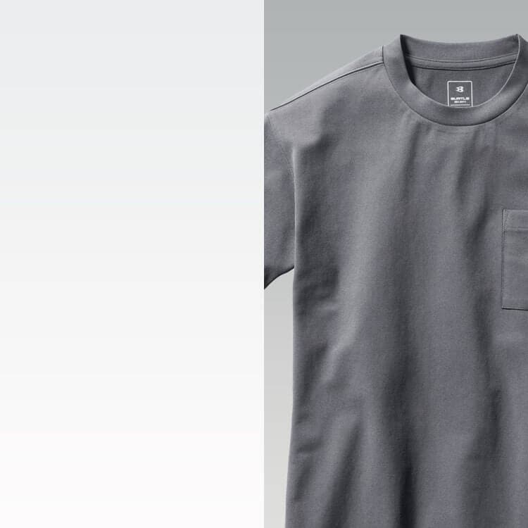 作業服半袖Tシャツ・夏場の現場作業対応・重ね着しやすい設計・企業ユニフォーム向け