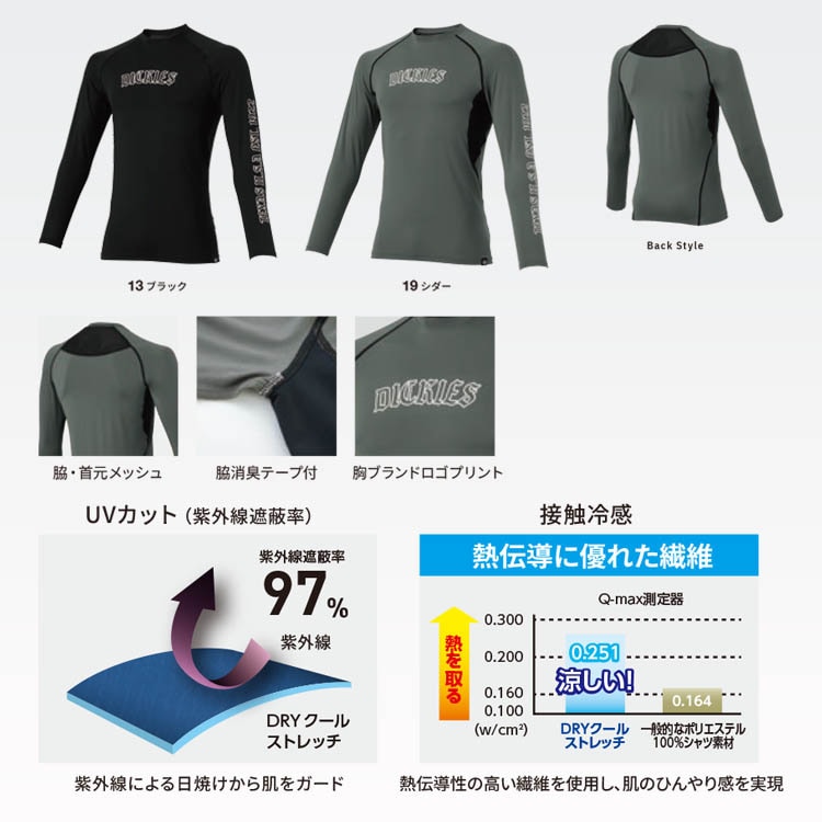 作業着インナー夏用