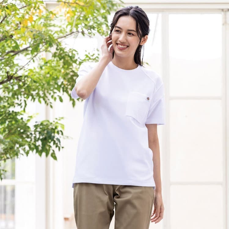 ディッキーズ作業服 Tシャツ｜接触冷感・男女兼用・涼しい素材・作業着