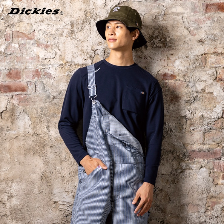 作業服 長袖Tシャツ ディッキーズ
