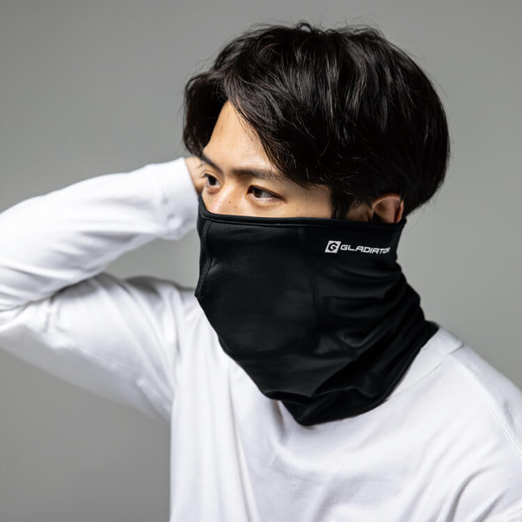 CO-COS G-1816 ネックウォーマー 作業用フェイスマスク 防寒 フリース 裏起毛 ストレッチ 男女兼用