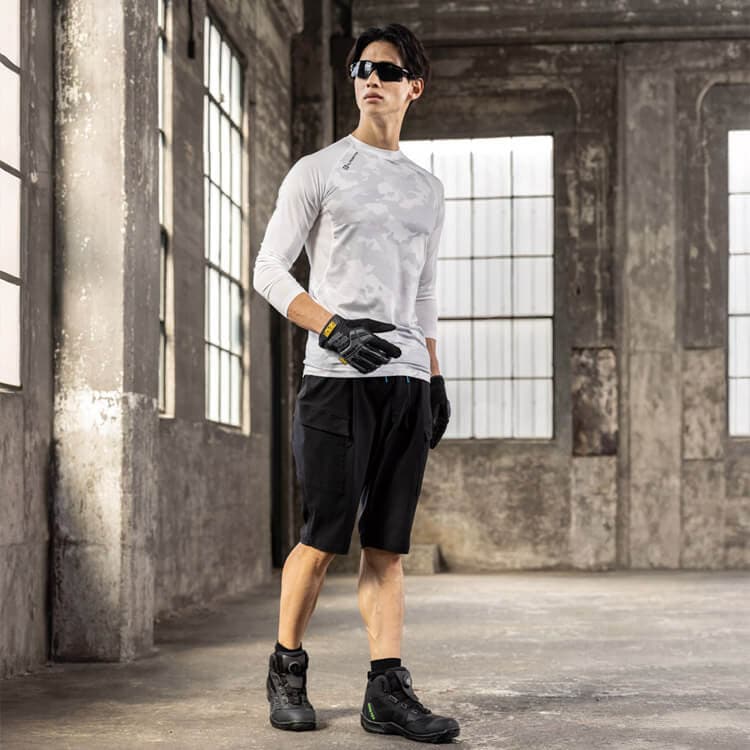 ショートパンツ 作業服・企業の熱中症対策 ストレッチ素材・eユニフォーム