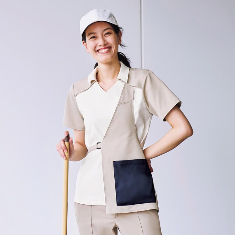 tamaさん専用　ポロ３着 清掃会社ポロシャツ｜3WAYエプロンバッグ仕様 吸汗速乾・制菌加工 男女