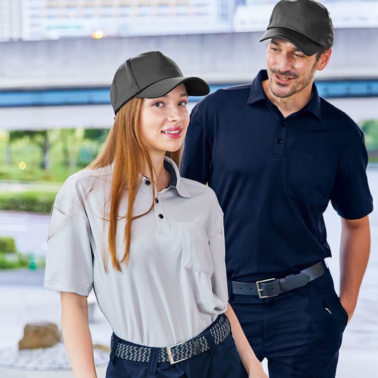 作業着半袖ポロシャツ