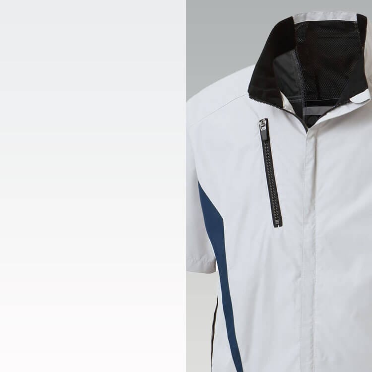 ファン付きブルゾン半袖