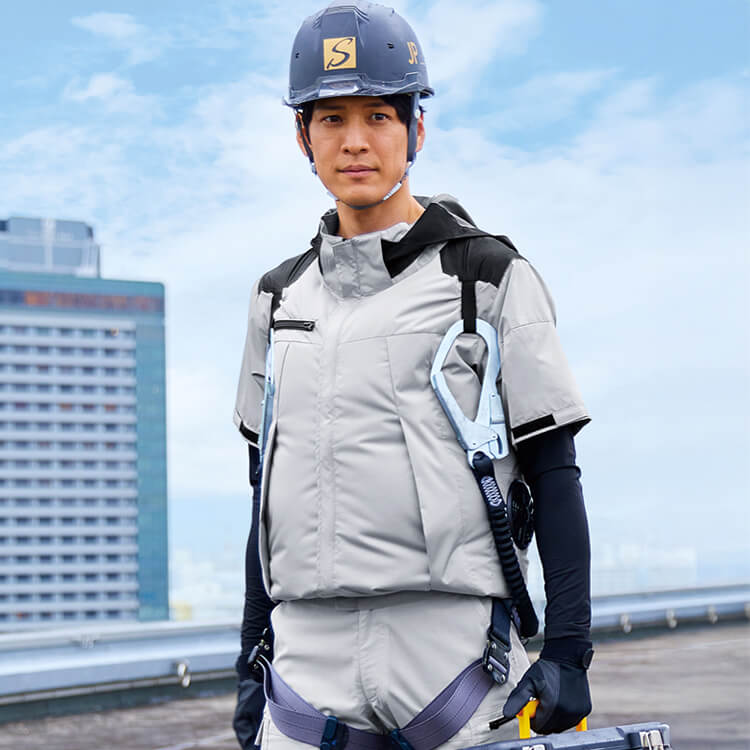 おすすめ空調風神服半袖ブルゾン