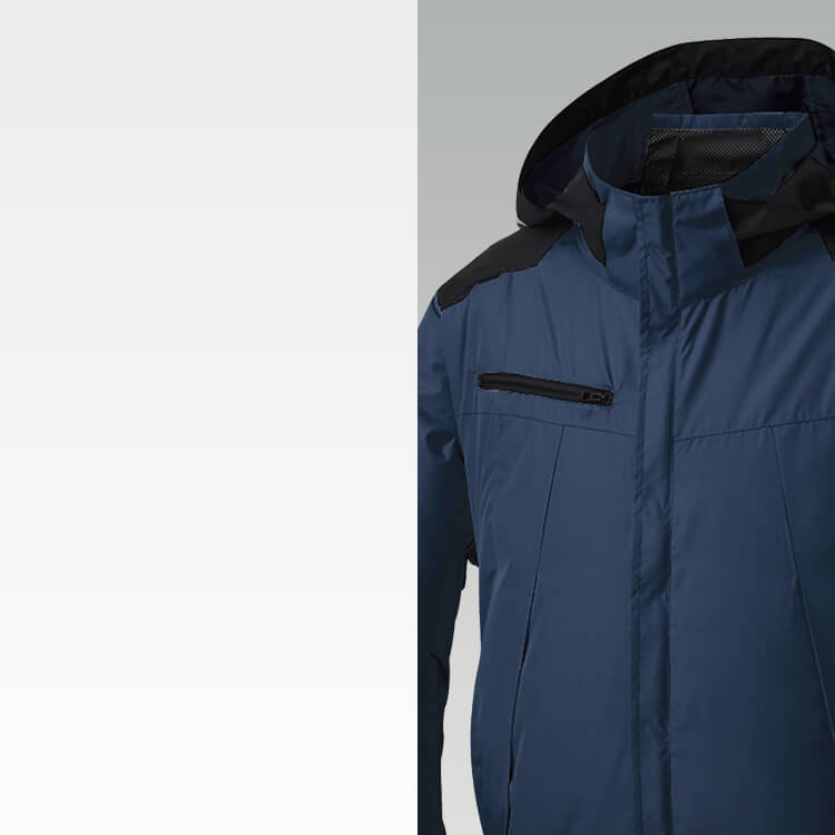 ファン付き作業服長袖