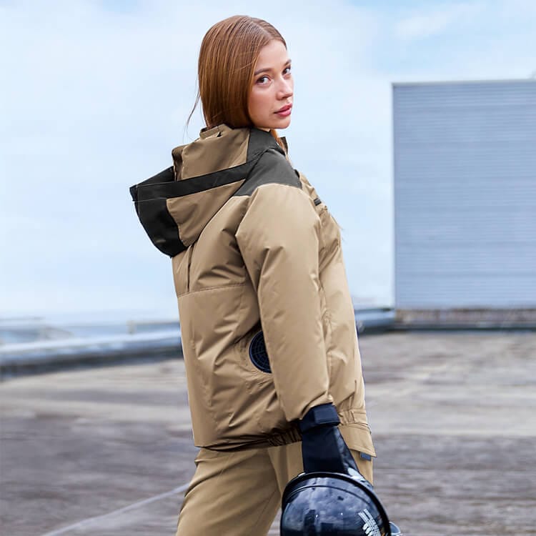 ファン付き作業服長袖