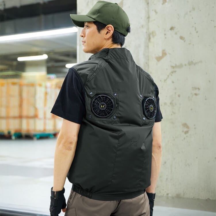 おしゃれ空調風神服ベスト