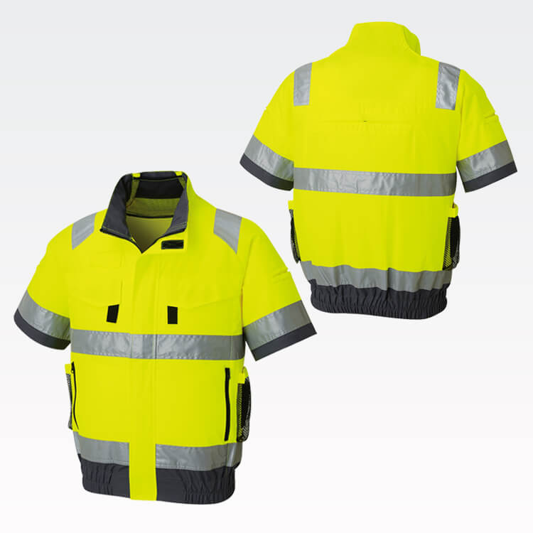 空調服半袖ブルゾン ハーネス対応