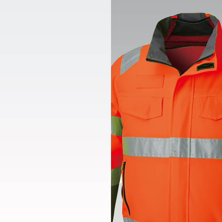 高視認性ファン付きブルゾン