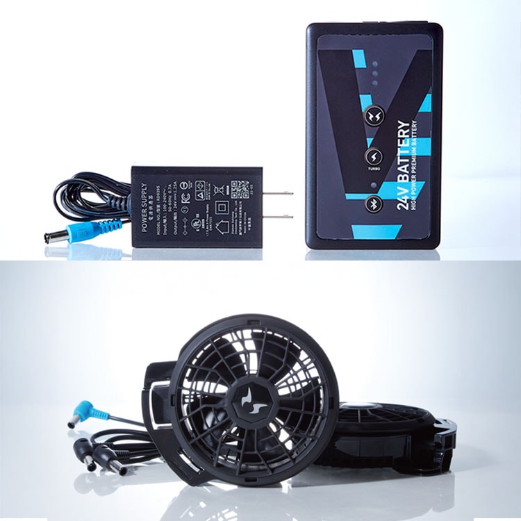 空調風神服バッテリーファンセット
	