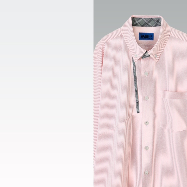清掃員おしゃれ作業服 シャツ