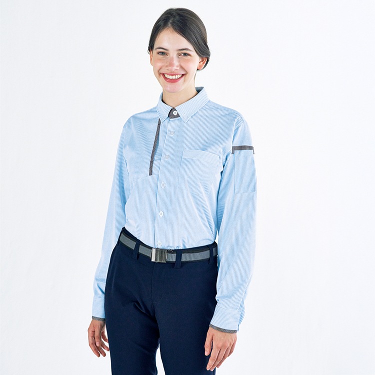 清掃員制服 長袖シャツ