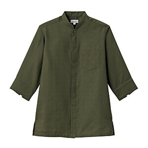 ショップ店員 ユニフォーム FB4579U｜上品なスタンドカラーシャツ