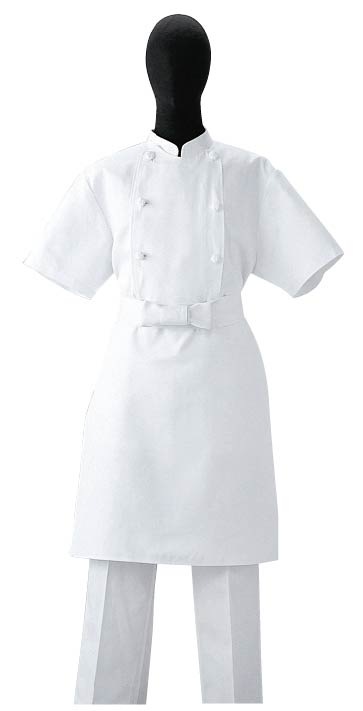白衣前掛けの通販－厨房調理エプロン・和食制服・おしゃれ飲食店